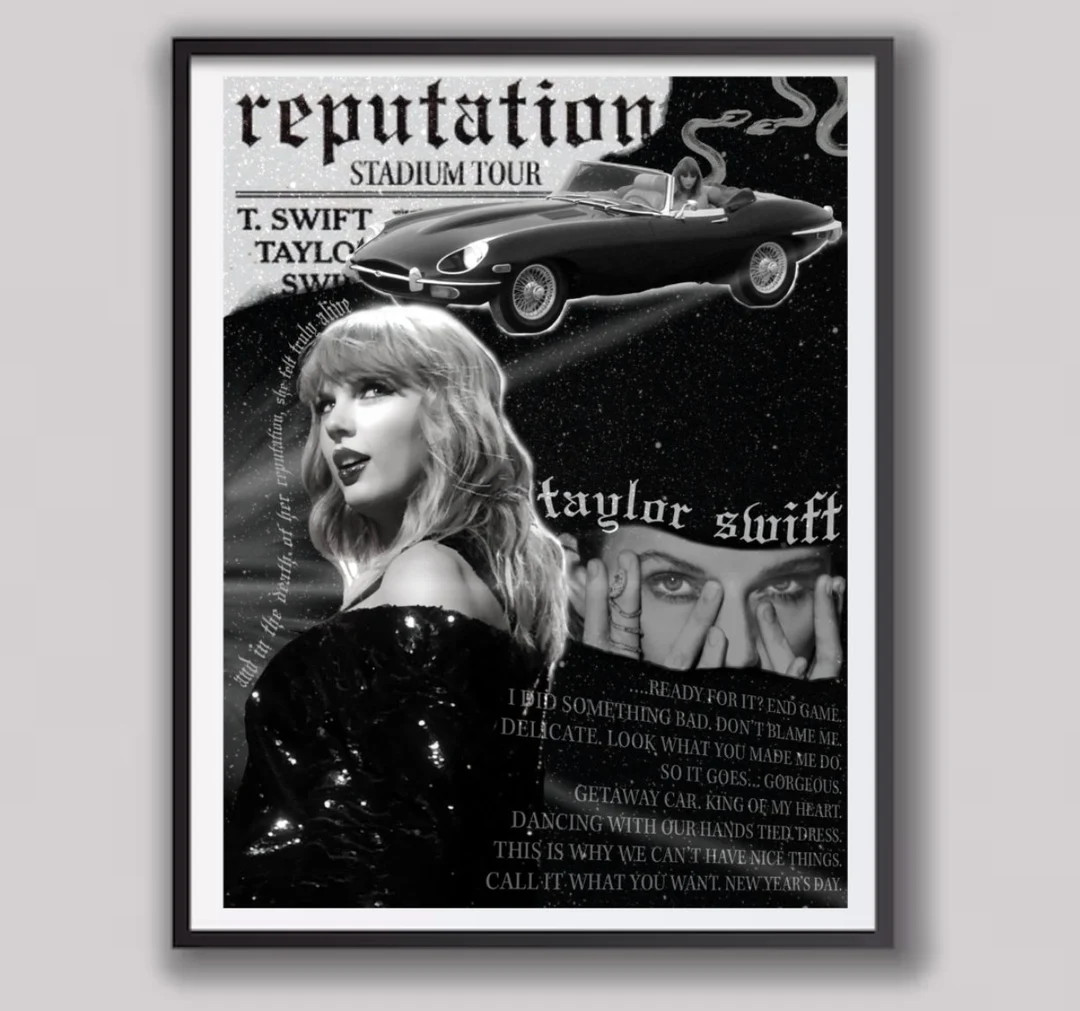 Taylor Swift Reputation Poster - Etsy | Etsy (US)