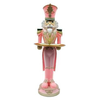 35" Pink Nutcracker with Tray Tabletop Décor by Ashland® | Michaels | Michaels Stores