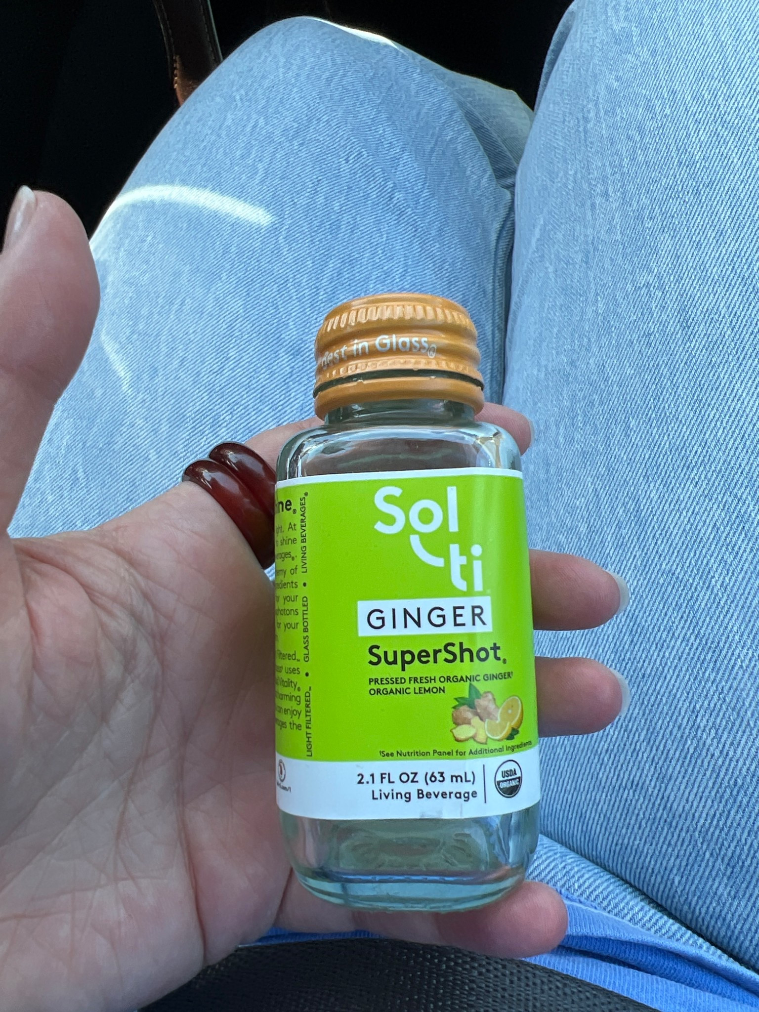 Sunday Wellness Shot time. I’m on a ginger SuperShot kick right now.

#LTKdayinmylife #LTKselfcare #LTKfoodie