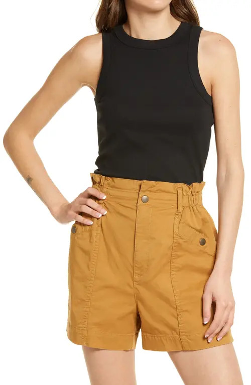 Madewell Brightside Tank Top in True Black at Nordstrom, Size Medium | Nordstrom