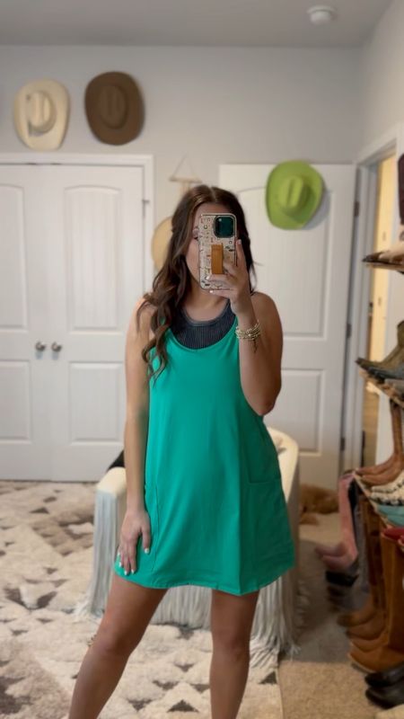 Free people look a like tennis like dress from Amazon fashion - bra tank under and Nike white sneakers for casual summer outfit 

#LTKTravel #LTKVideo #LTKBump