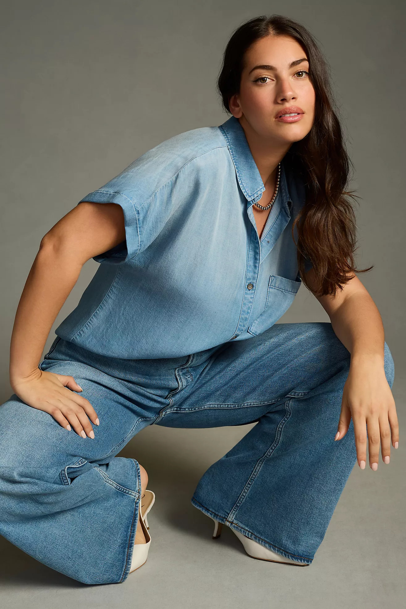 Cloth & Stone Breezy Buttondown Blouse | Anthropologie (US)