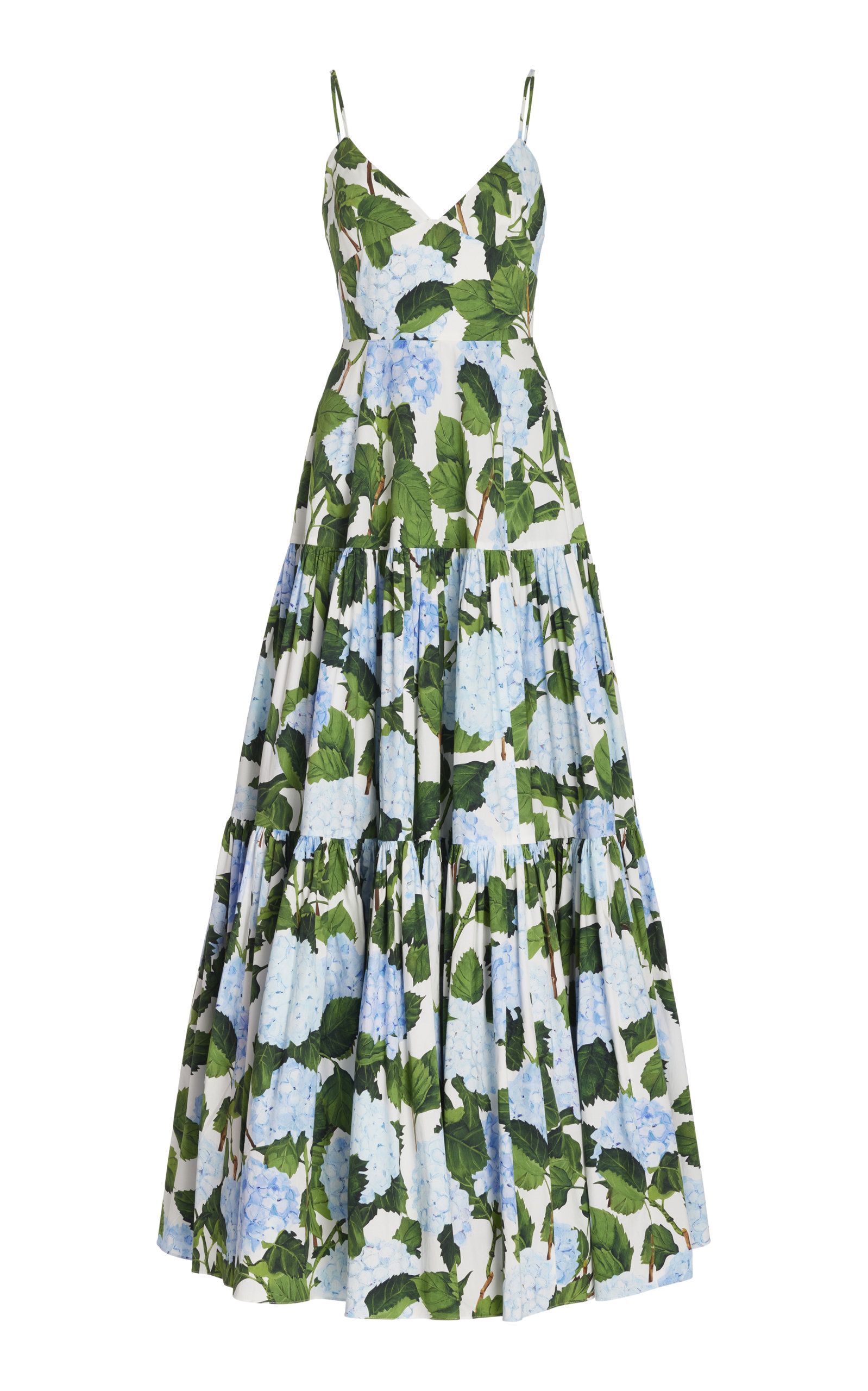 Hydrangea Cotton Poplin Maxi Tank Dress | Moda Operandi (Global)