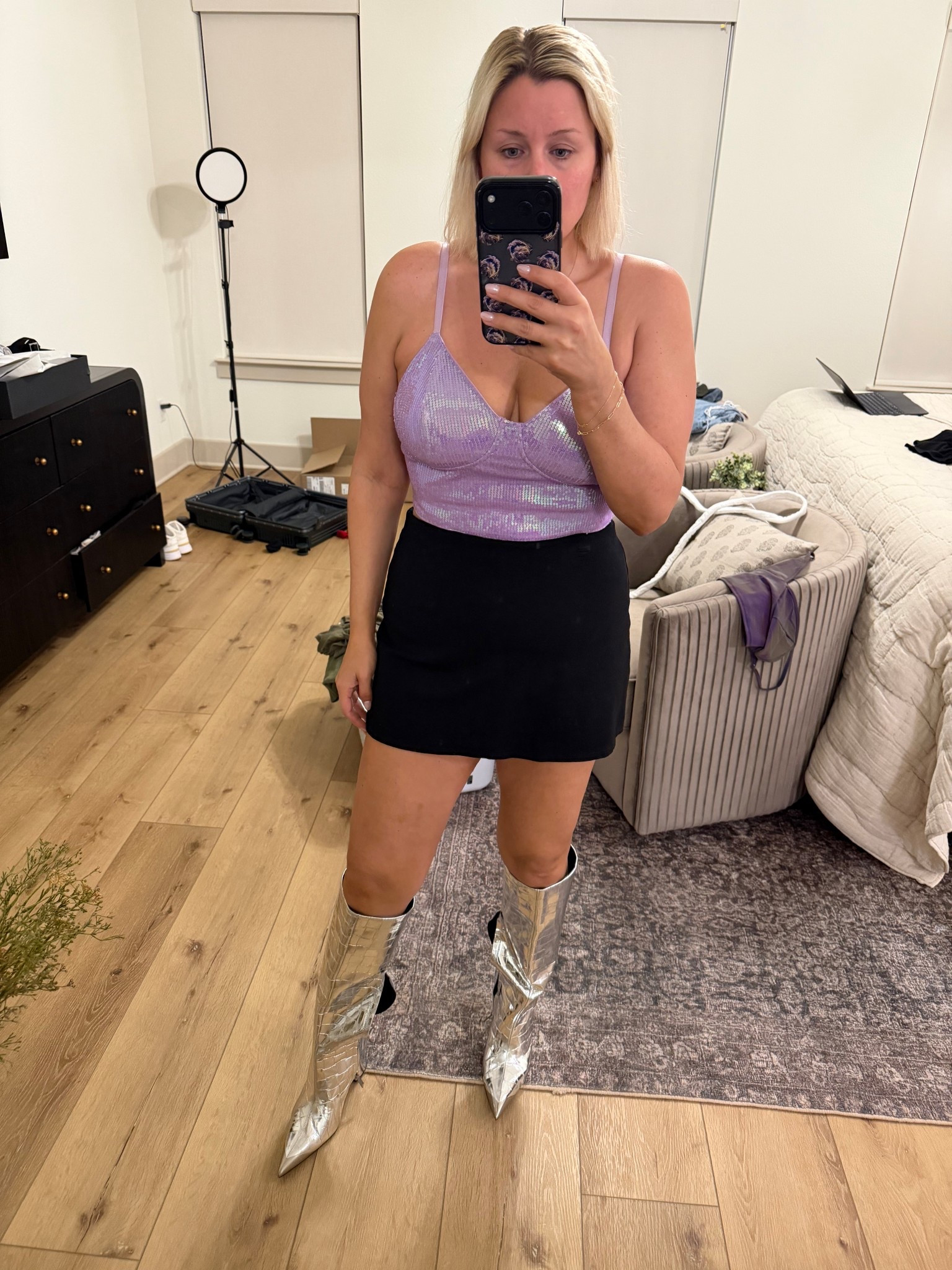 Got these boots for a themed party and I absolutely love them! So comfy but run small. Size up half size! They have them in more practical neutral colors too. I just got the dark brown suede as well ! 
