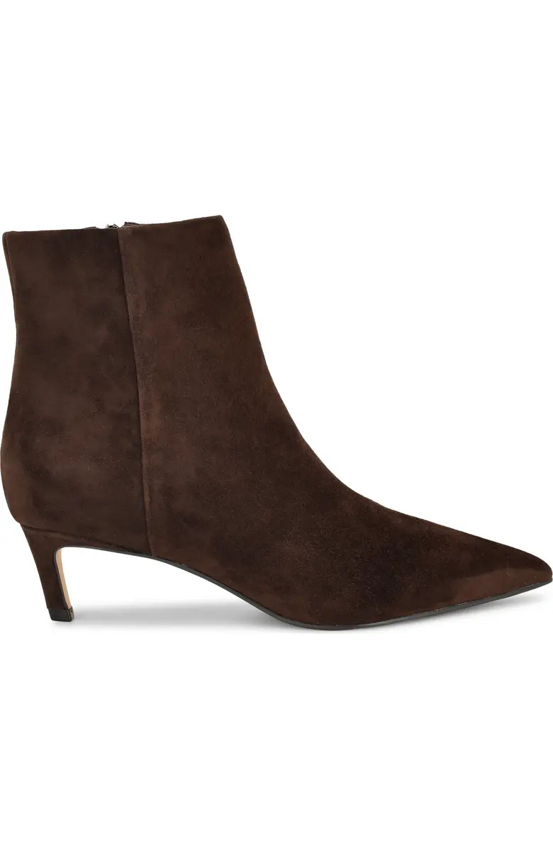 Brite Pointed Toe Kitten Heel Bootie (Women) | Nordstrom