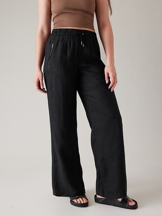 Cabo Linen Wide Leg Pant | Athleta