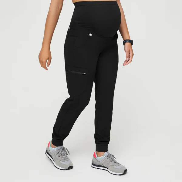 Women's Zamora™ Maternity Scrub Pants - Black · FIGS | FIGS