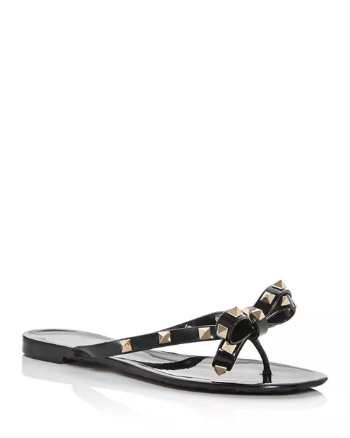 Women's Summer Rockstud PVC Thong Sandals | Bloomingdale's (US)