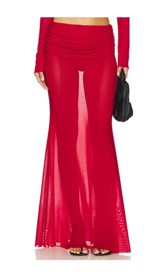 Charlotte Skirt in Cherry | Revolve Clothing (Global)