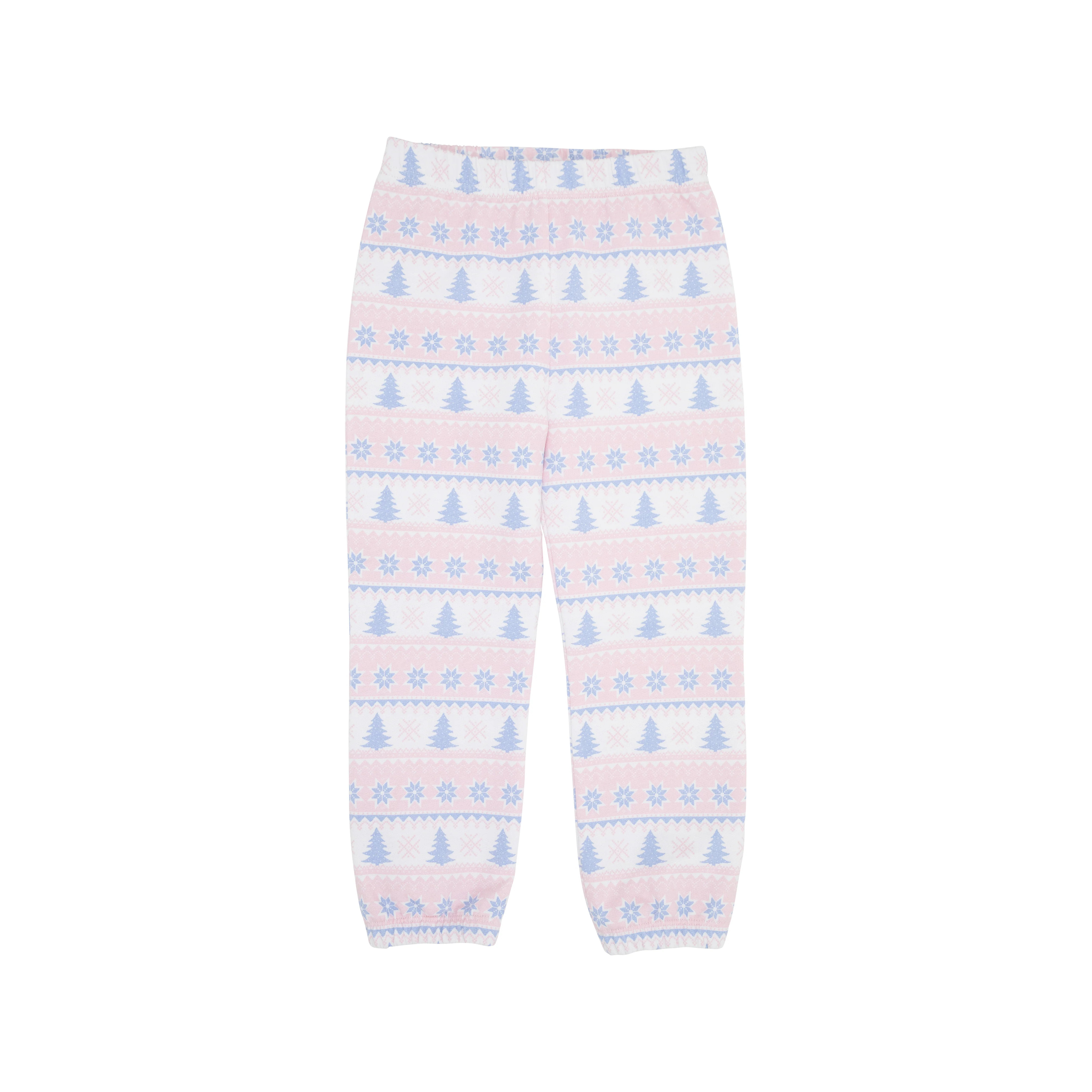 Gates Sweeney Sweatpants - Fairisle Flurries (Pink) | The Beaufort Bonnet Company