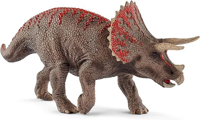 Schleich Dinosaurs Realistic Triceratops Dinosaur Figure - Authentic and Highly Detailed Prehisto... | Amazon (US)