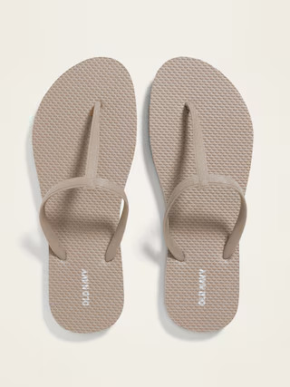 Plant-Based T-Strap Flip-Flops For Women | Old Navy (US)