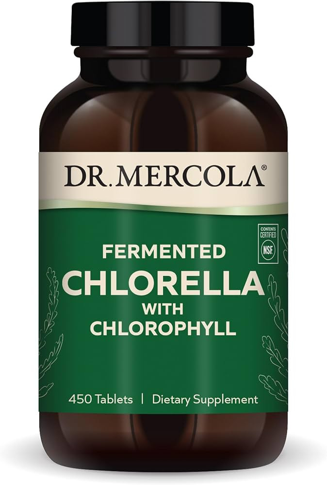 Dr. Mercola Fermented Chlorella - Supports Normal Detox & Cellular Energy - with Chlorophyll & Tr... | Amazon (US)