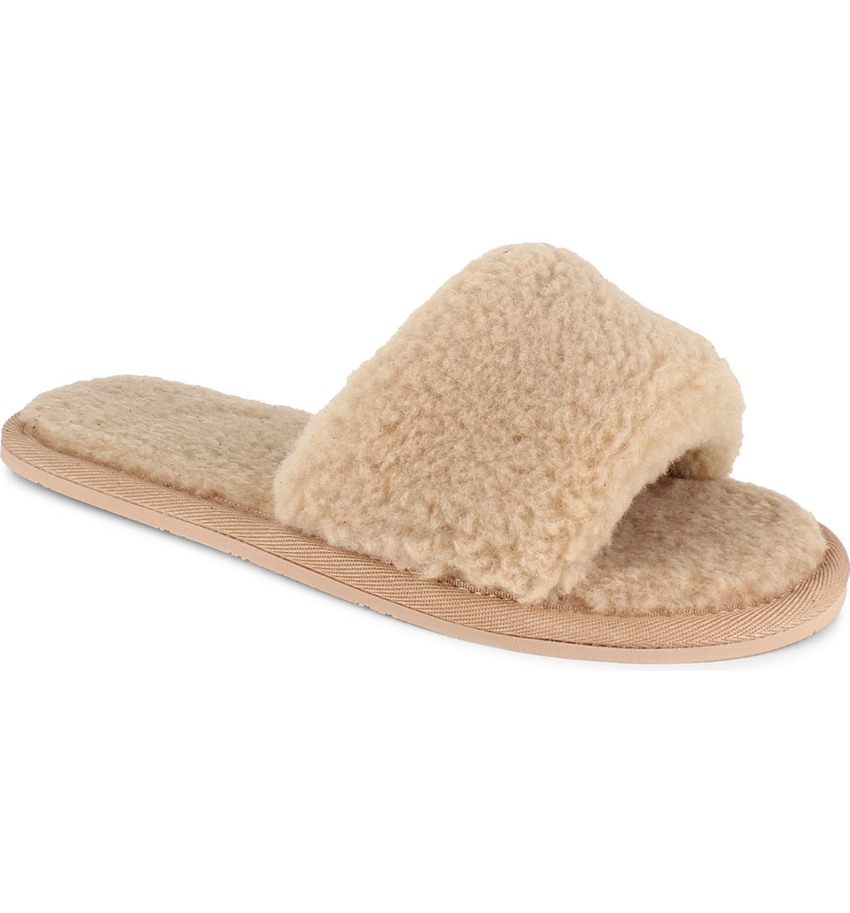 Carmen Genuine Shearling Slipper | Nordstrom