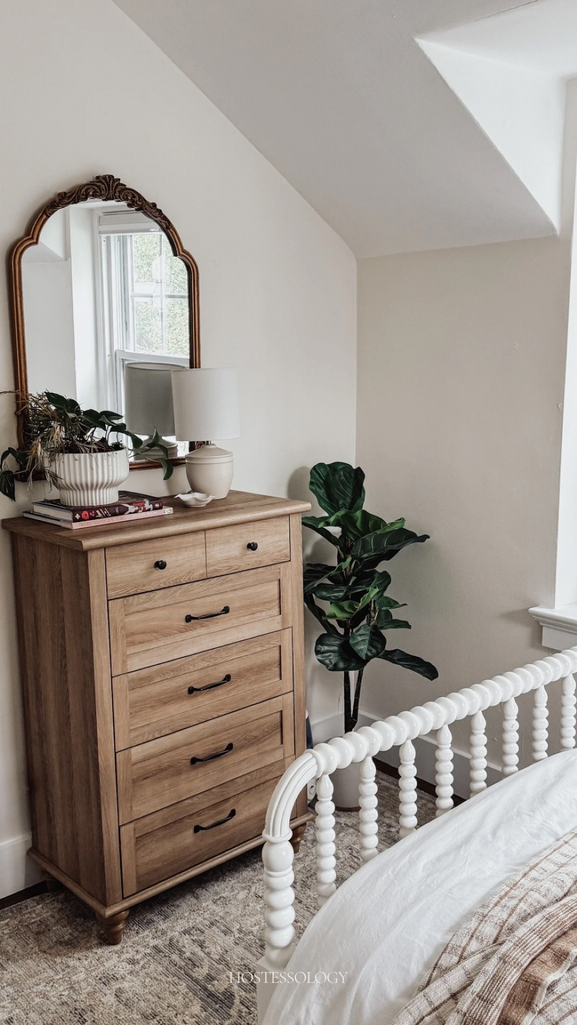Dresser decor for a little girls room including a budget friendly lamp, fluted planter, scalloped trinket tray, and books 🤎

#LTKHome #LTKStyleTip #LTKKids