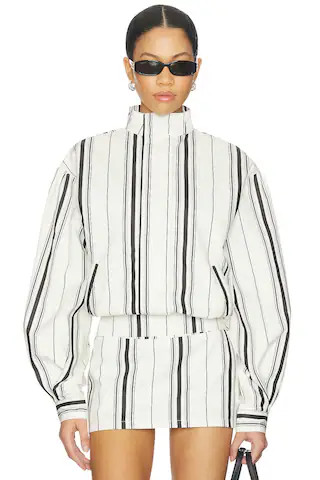 Stacy Cotton Boxy Jacket
                    
                    Yellow The Label | Revolve Clothing (Global)