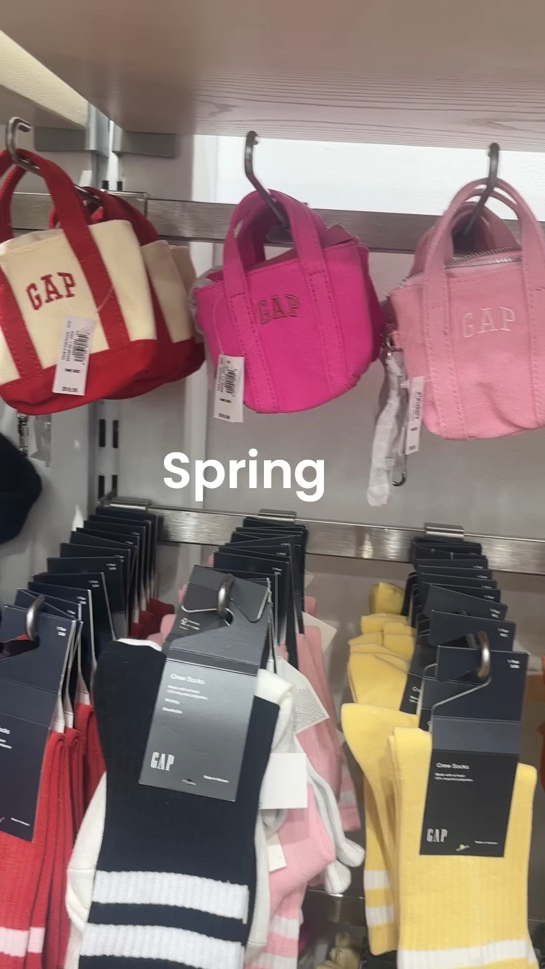 Spring socks mini tote bag charms Gap Easter colors spring collection #easter #gap #spring #fashion #style #accessories #socks #charms #bag #tote #sale 

#LTKSaleAlert
