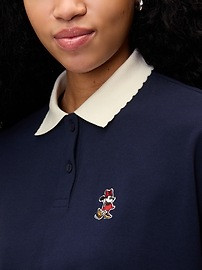 Gap × Disney Minnie Mouse Cropped Pique Polo Shirt | Gap (US)
