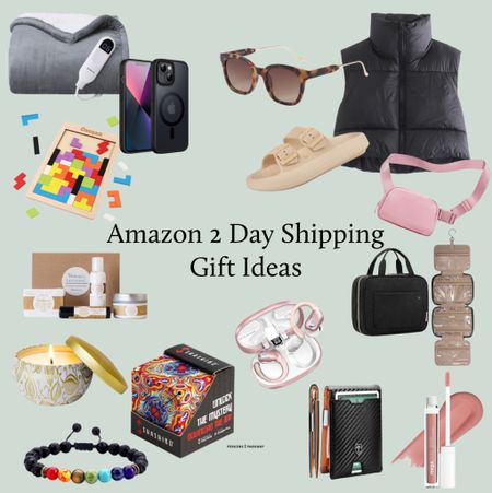 Amazon Prime 2 Day Shipping Gift Ideas. #amazonprime #giftguide #lastminuteshopping #gifts #amazon

#LTKsalealert #LTKfamily #LTKGiftGuide