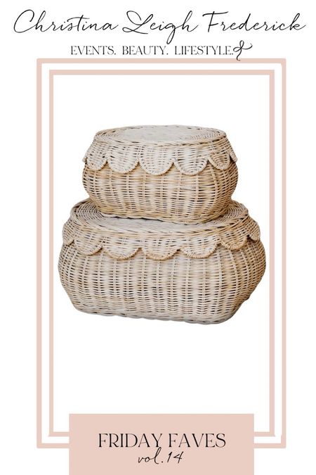I have posted these before, but decided they needed their own post. How perfect are these stacking baskets… the scallop. I can’t even! 

#LTKGiftGuide #LTKhome #LTKSeasonal