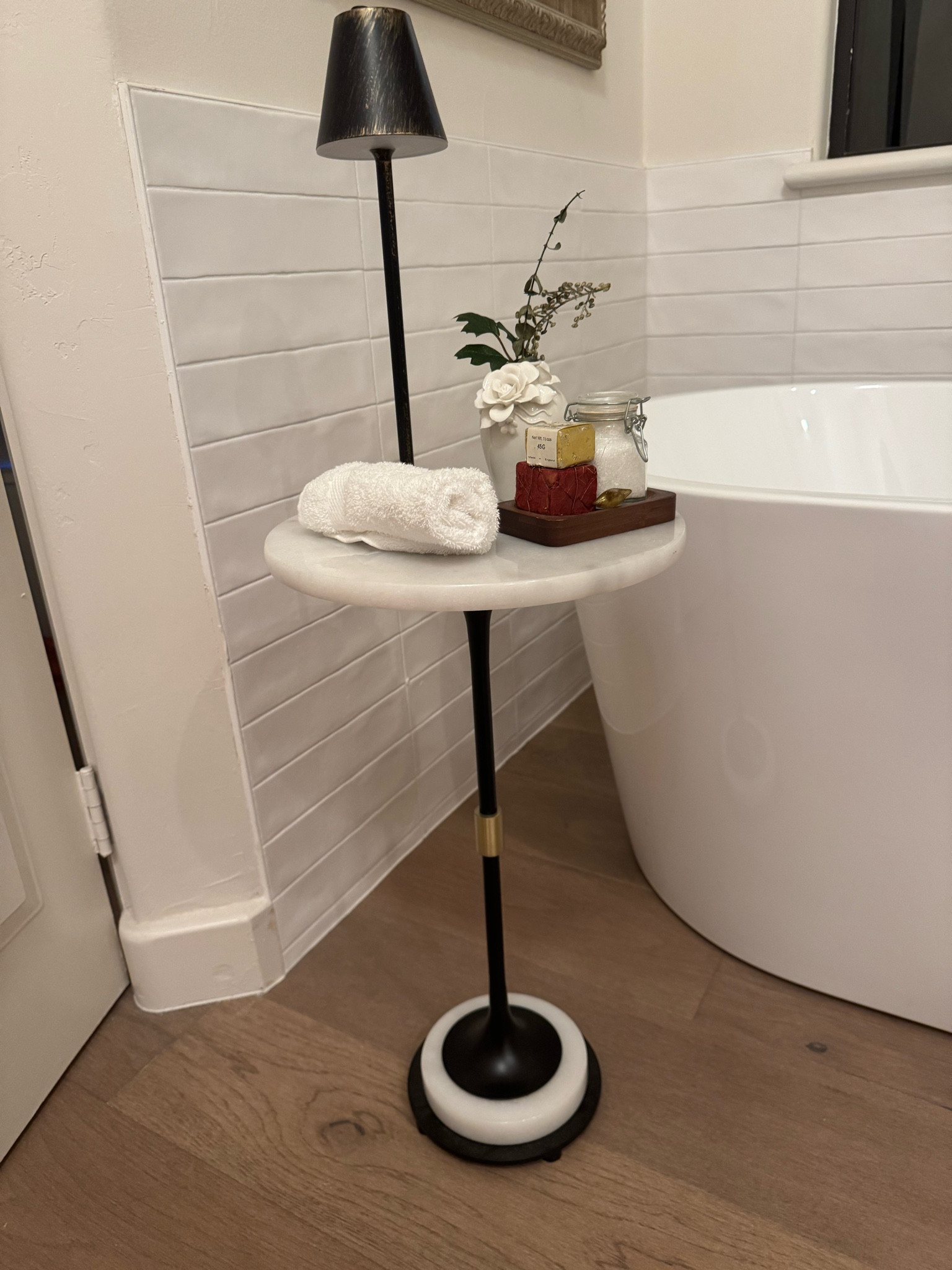 White round small marble accent table
Floral porcelain vase
Best towels voted by Good Housekeeping from Pottery Barn
Bistro lamps are cordless and rechargeable. They come in all black, white and other colors

#LTKFindsUnder50 #LTKHome