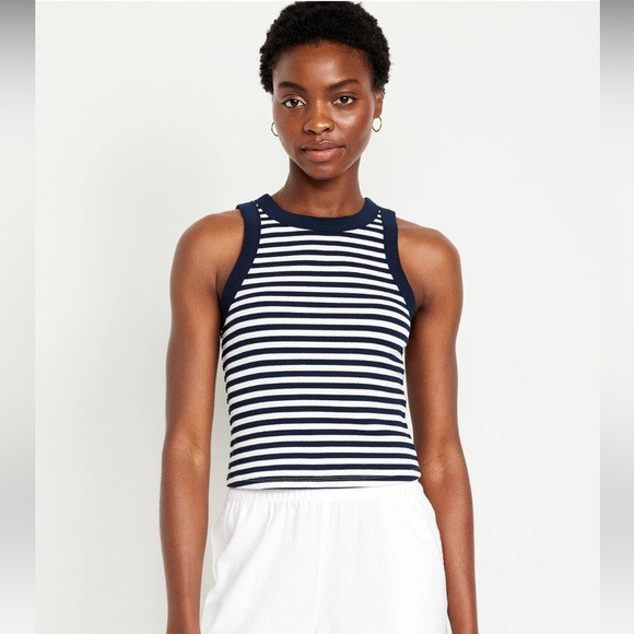 Crop Rib-Knit Tank Top | Poshmark