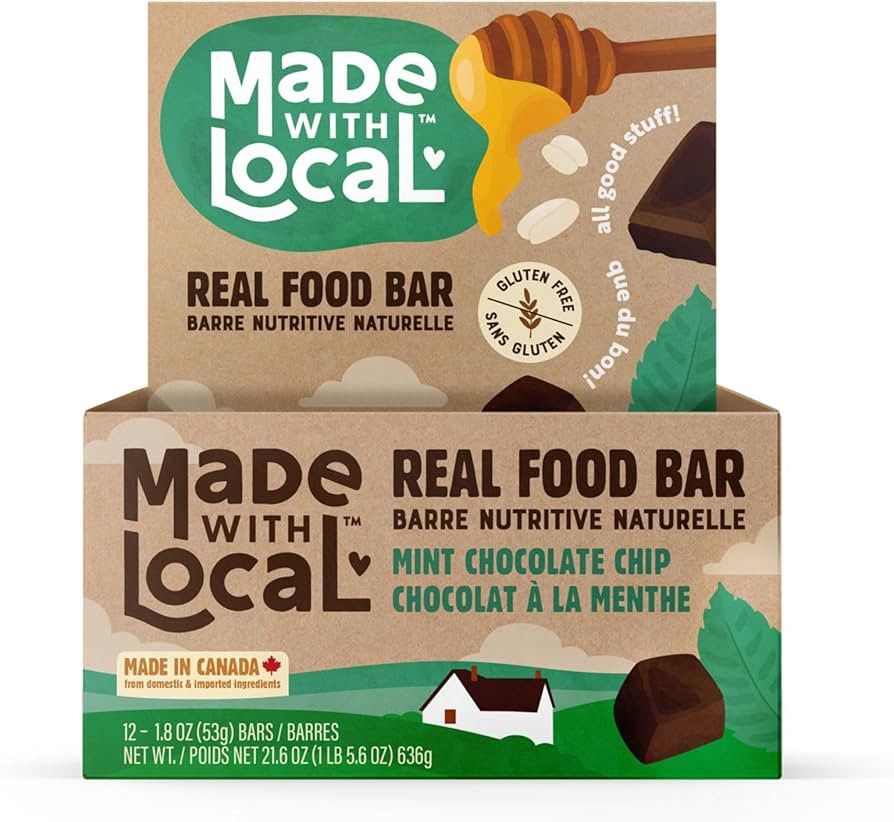 Made with Local | Real Food Snack Bar | Gluten Free | Gift Box | Made and Sourced in Canada | Min... | Amazon (CA)