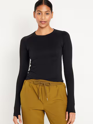 Long-Sleeve Seamless Performance Top for Women | Old Navy (US)