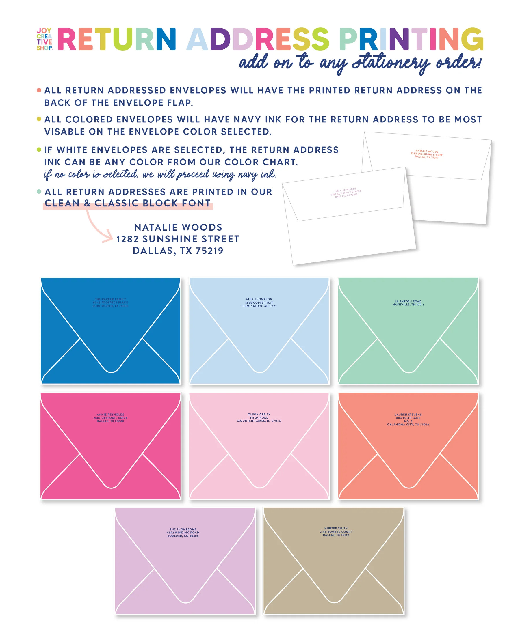 Lined Kids Personalized Stationery | Joy Creative Shop