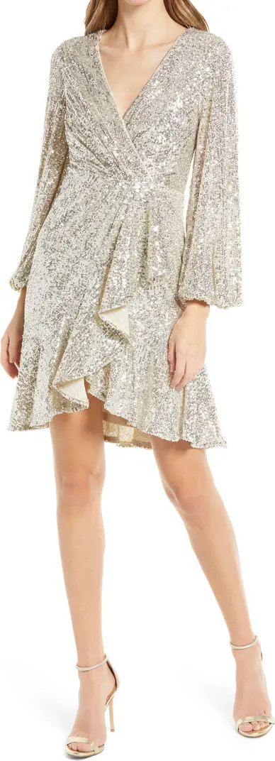 Ruffle Long Sleeve Dress | Nordstrom Rack