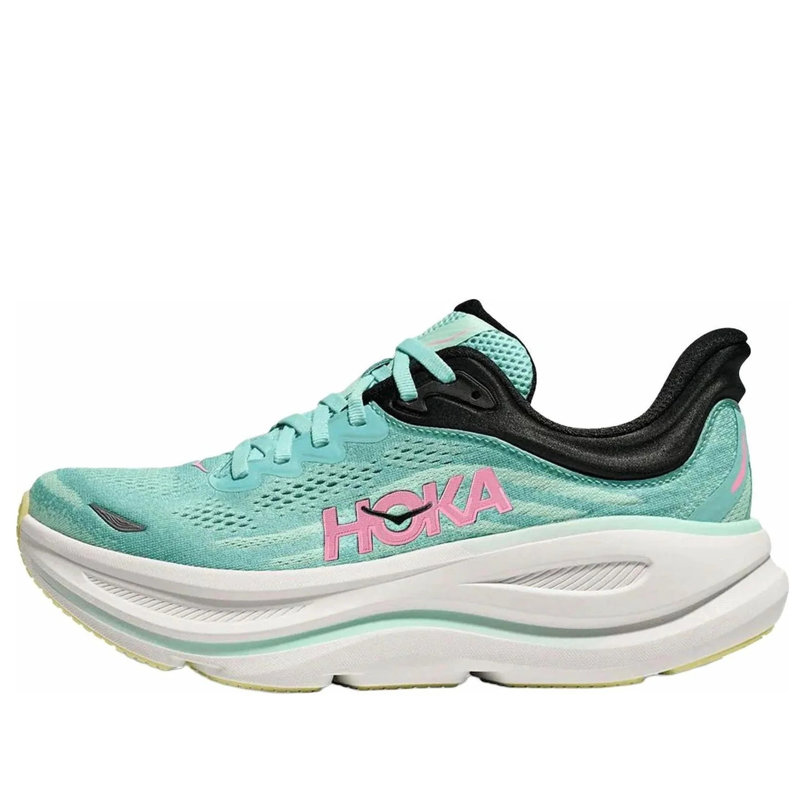 (WMNS) HOKA ONE ONE Bondi 9 Wide 'Blue Spark Mint Fluorite' 1162014-BTF | KICKS CREW