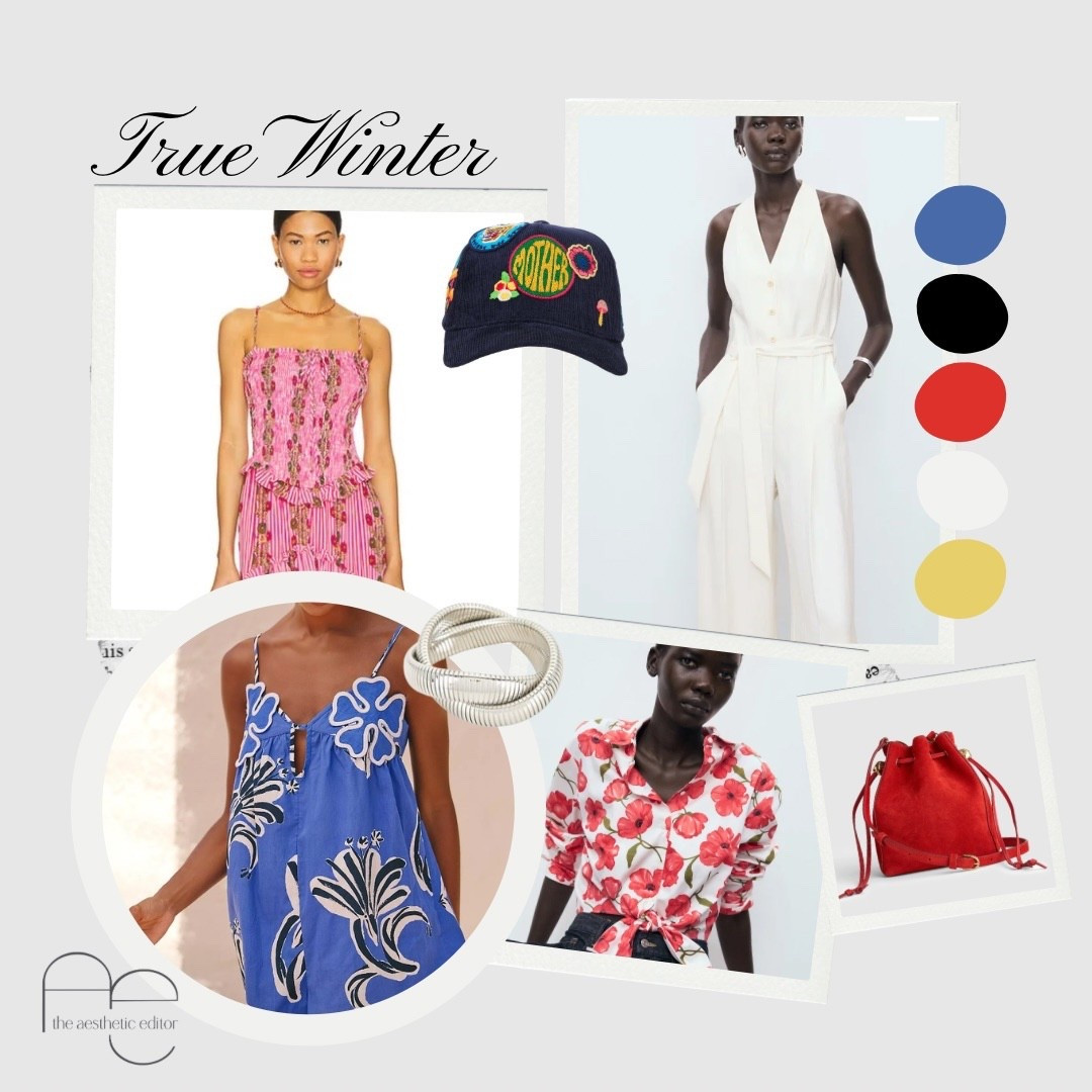 True Winter is striking, bold, and vivid—think primary colors. You wear stark contrast and pure hues like no other: black, white, cobalt, and crimson are your best friends. Warm or dusty colors are a no-go. This guide is made for your strong, commanding palette.

#LTKBeauty #LTKOver40 #LTKStyleTip