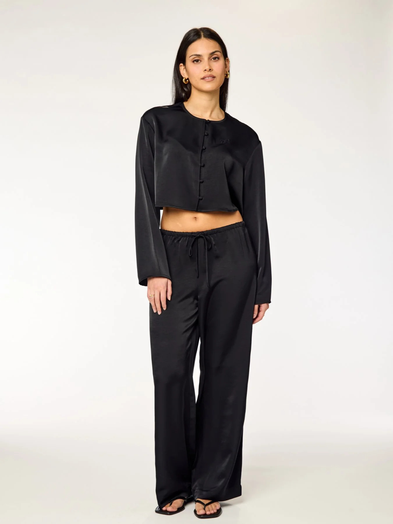 IVY - Adjustable Pants • Black | Ninety-9