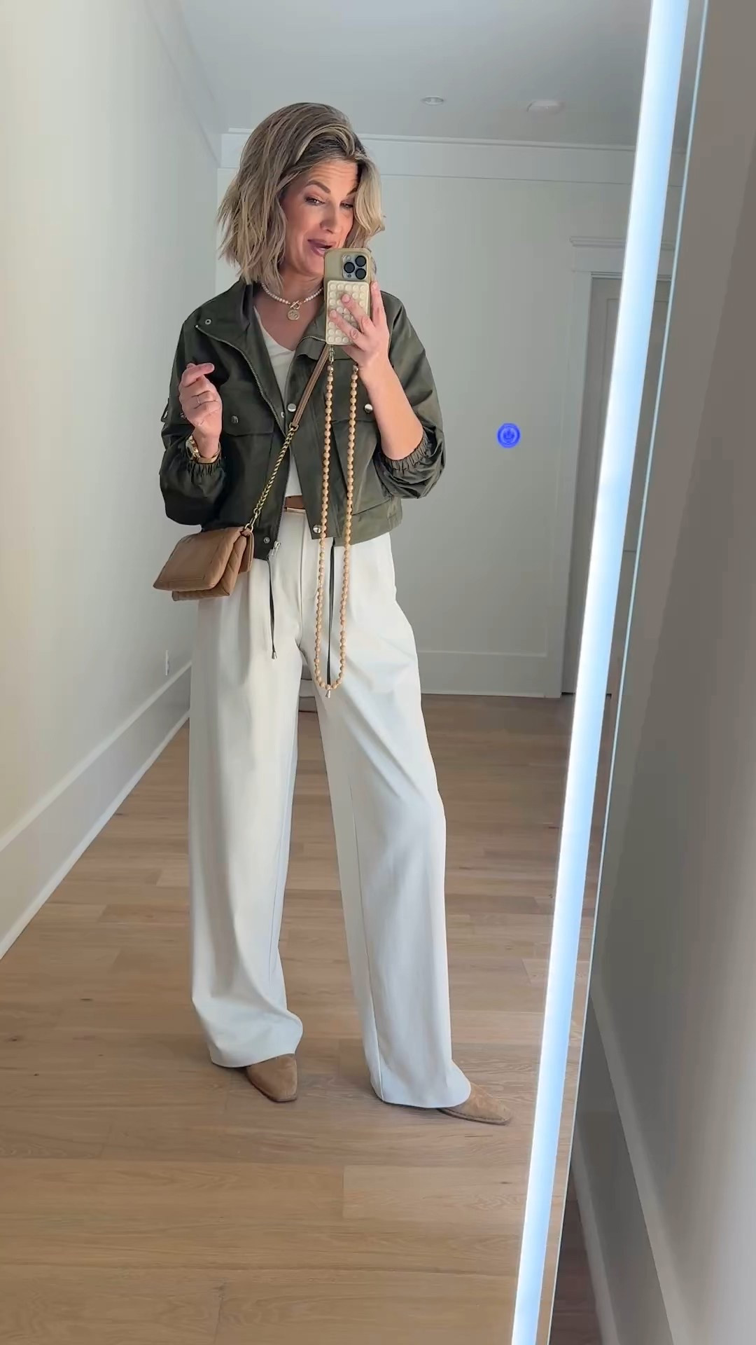 I am 5’11” wearing small tall in the viral pull in trousers and small in the tops.  

#LTKTall #LTKgrwm #LTKWorkwear