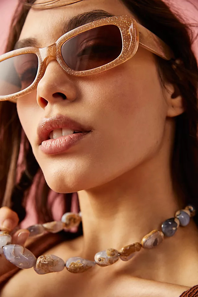 New Sensation Rectangle Sunglasses | Free People (Global - UK&FR Excluded)