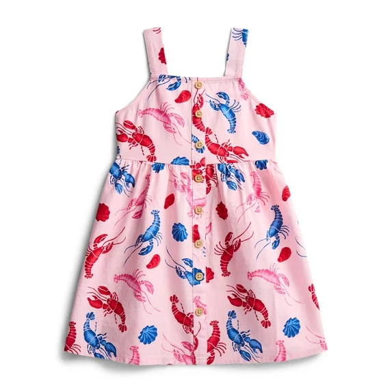 Parker Rose Girls' Sleeveless Print Cotton Dress, Sizes 4-18 | Walmart (US)