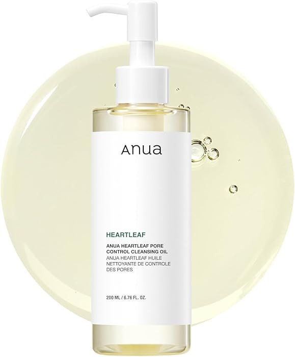Anua Heartleaf Pore Control Cleansing Oil, Pore Cleanser, Sebum Care, Gentle Melting Oil Cleanser... | Amazon (US)
