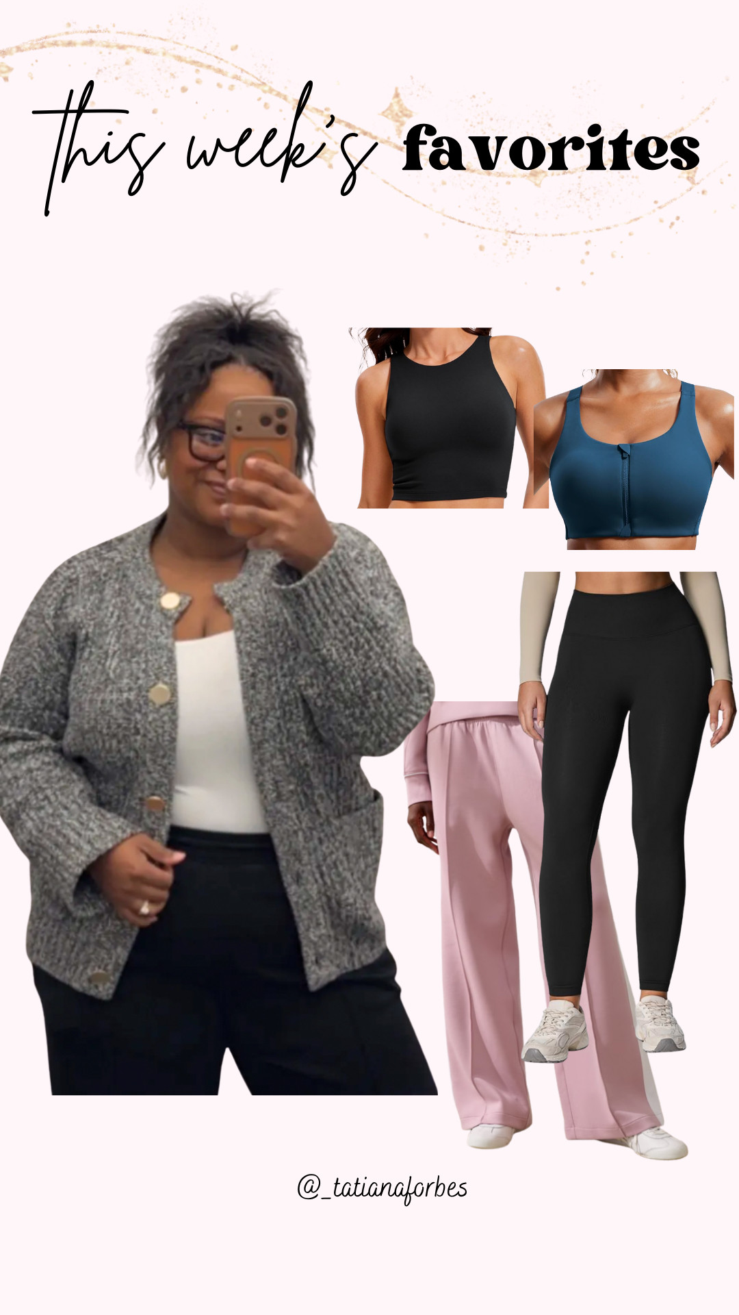 This week’s favorites, and clearly yours too!

These were my most clicked and most purchased pieces this week. Comfortable staples I actually wear and keep in rotation.

Linked them all here and other similar great finds! 

 

#LTKfitnessgoals #LTKActive #LTKMidsize