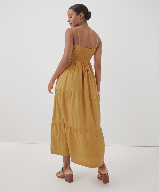 Women’s Clearance Sunset Light Gauze Cami Dress made with Organic Cotton | Pact | Pact Apparel