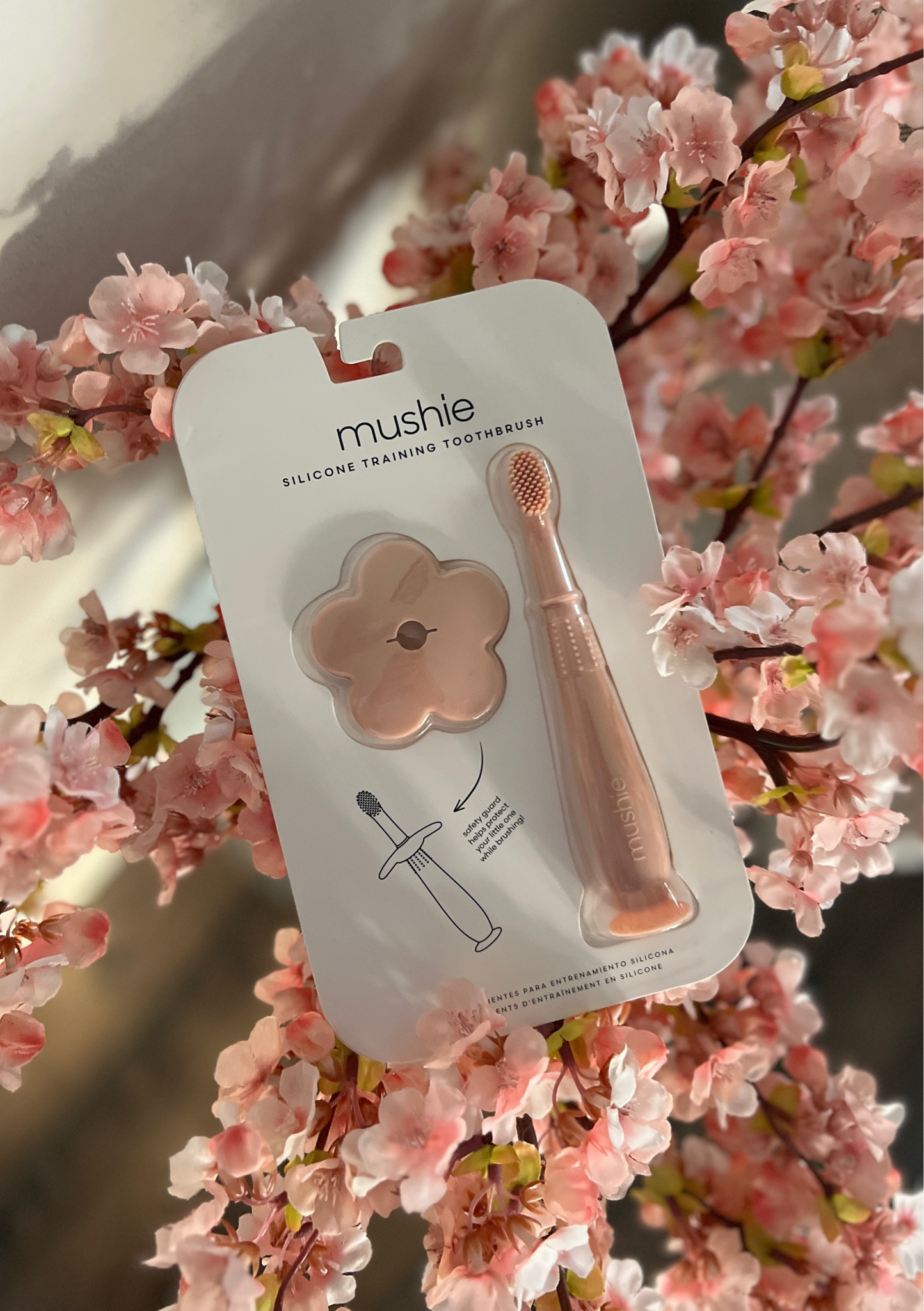 Practical and safe baby toothbrush. Our daughter loves it! She brushes herself before we do a final once over. This style silicone kids toothbrush with the flower guard on it promotes independence and encourages her to take an interest in brushing her teeth. We’re so thankful!

#LTKkids #LTKbeauty #LTKbaby