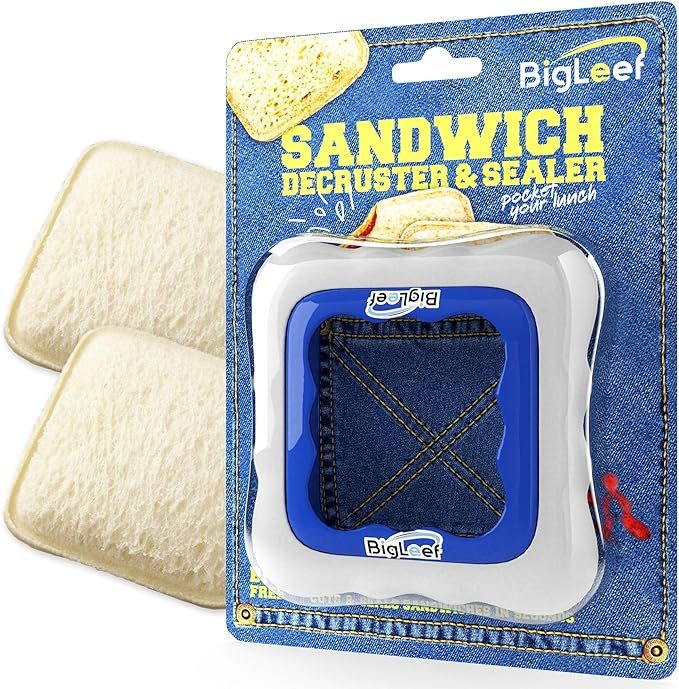 Uncrustable Sandwich Cutter and Sealer - PBJ Sandwich Cutter for Kids Lunch - Make & Freeze DIY P... | Amazon (US)