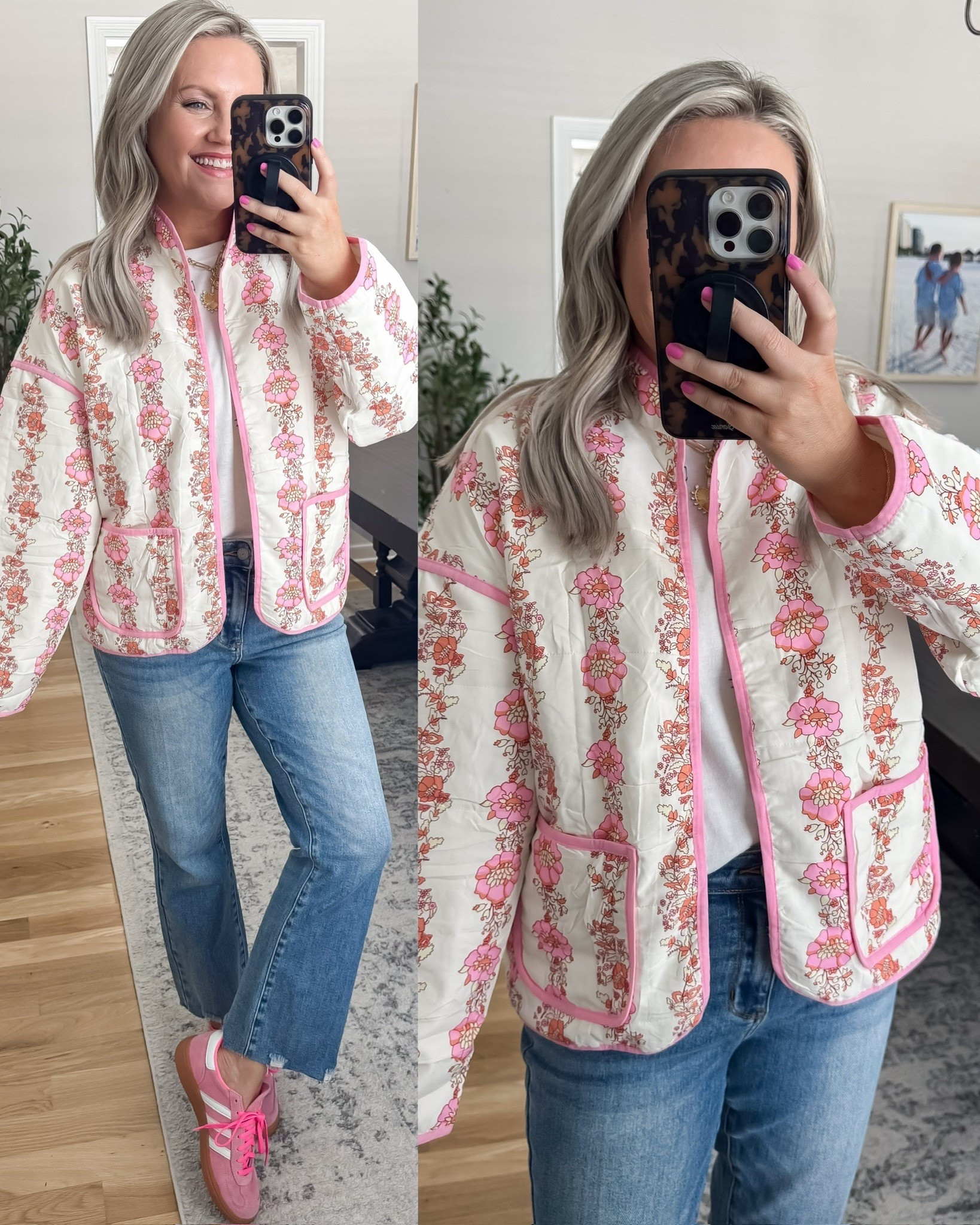 Floral spring jacket from Amazon 🌸🌸🌸

#LTKootd #LTKOver40 #LTKSeasonal