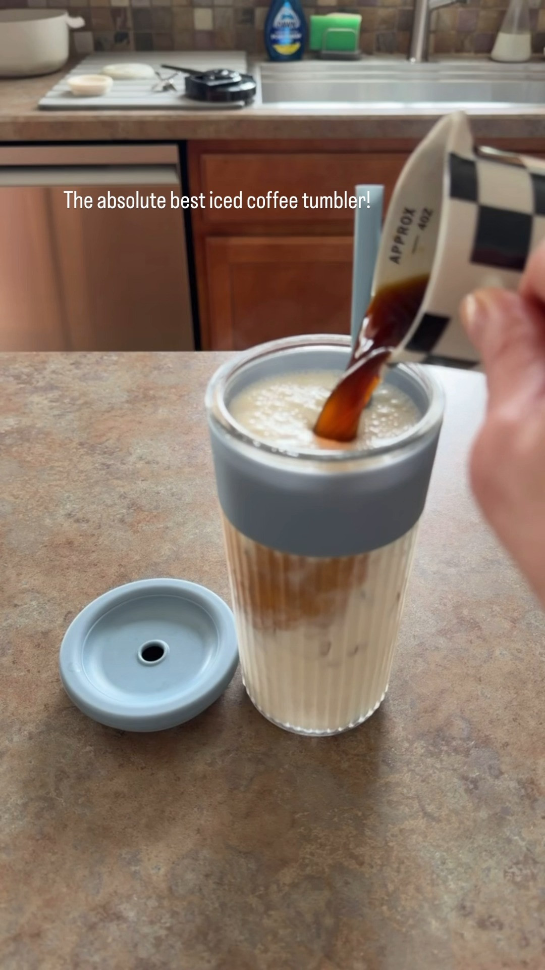 Trust me, you'll throw all your other iced coffee cups away for this beauty 😍  #coffeetok #icedcoffee 

 #LTKHome