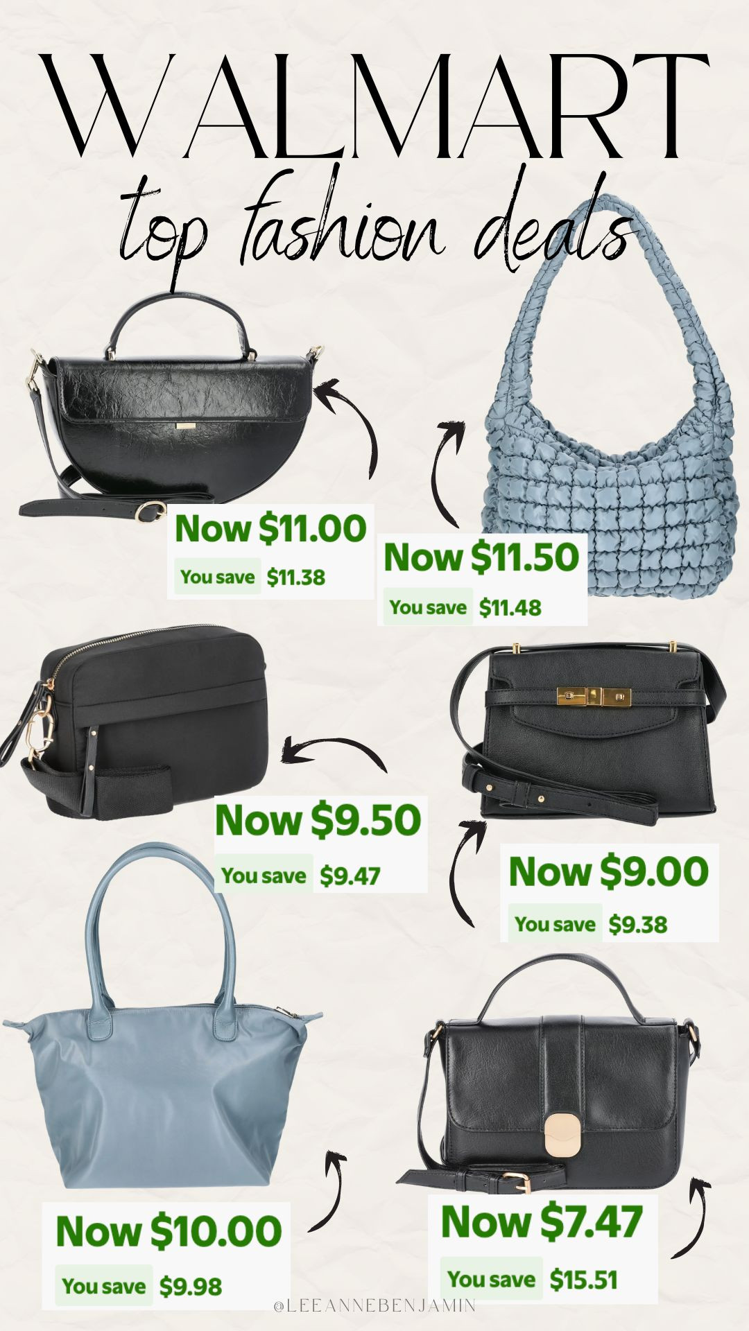 Deals on purses and bags from Walmart!  

 #LTKootd #LTKSeasonal #LTKSaleAlert
