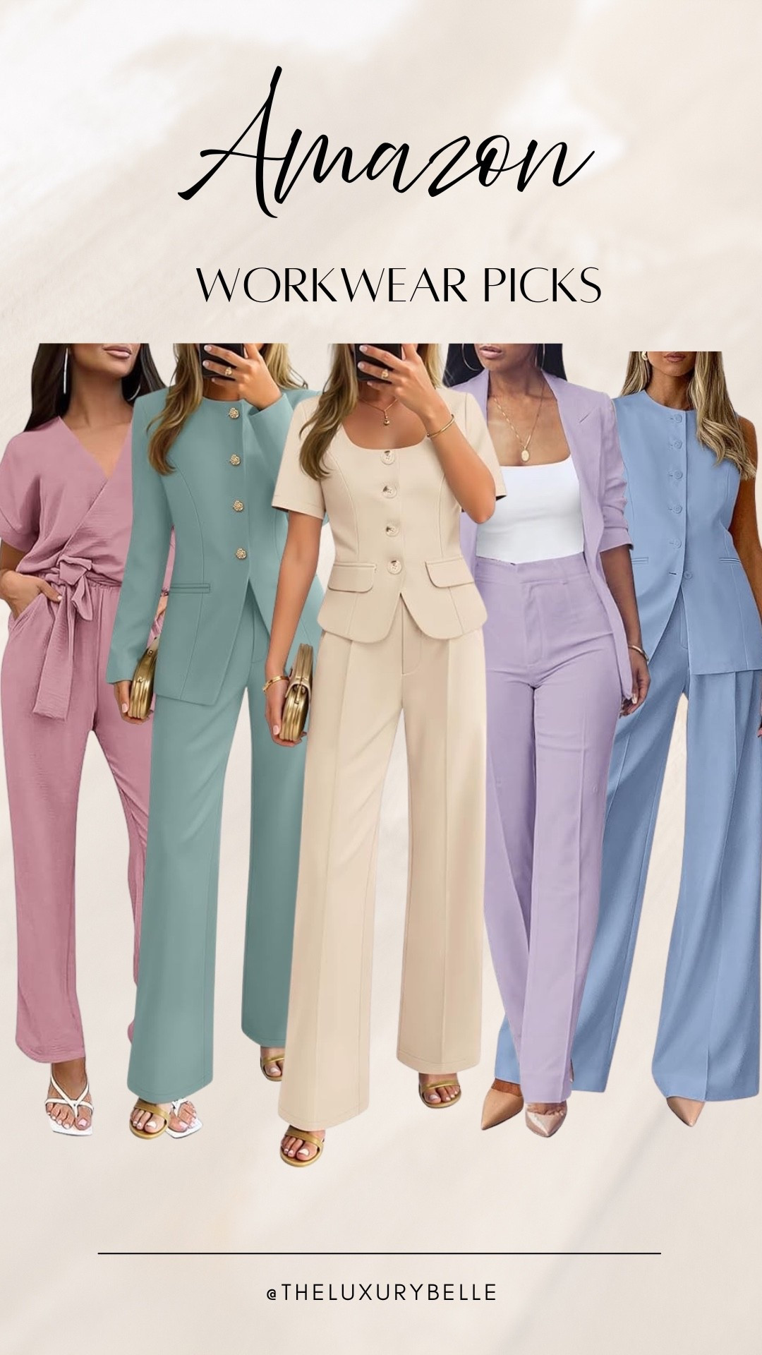 Amazon workwear picks with some spring colors! 

#LTKootd #LTKSeasonal #LTKgrwm