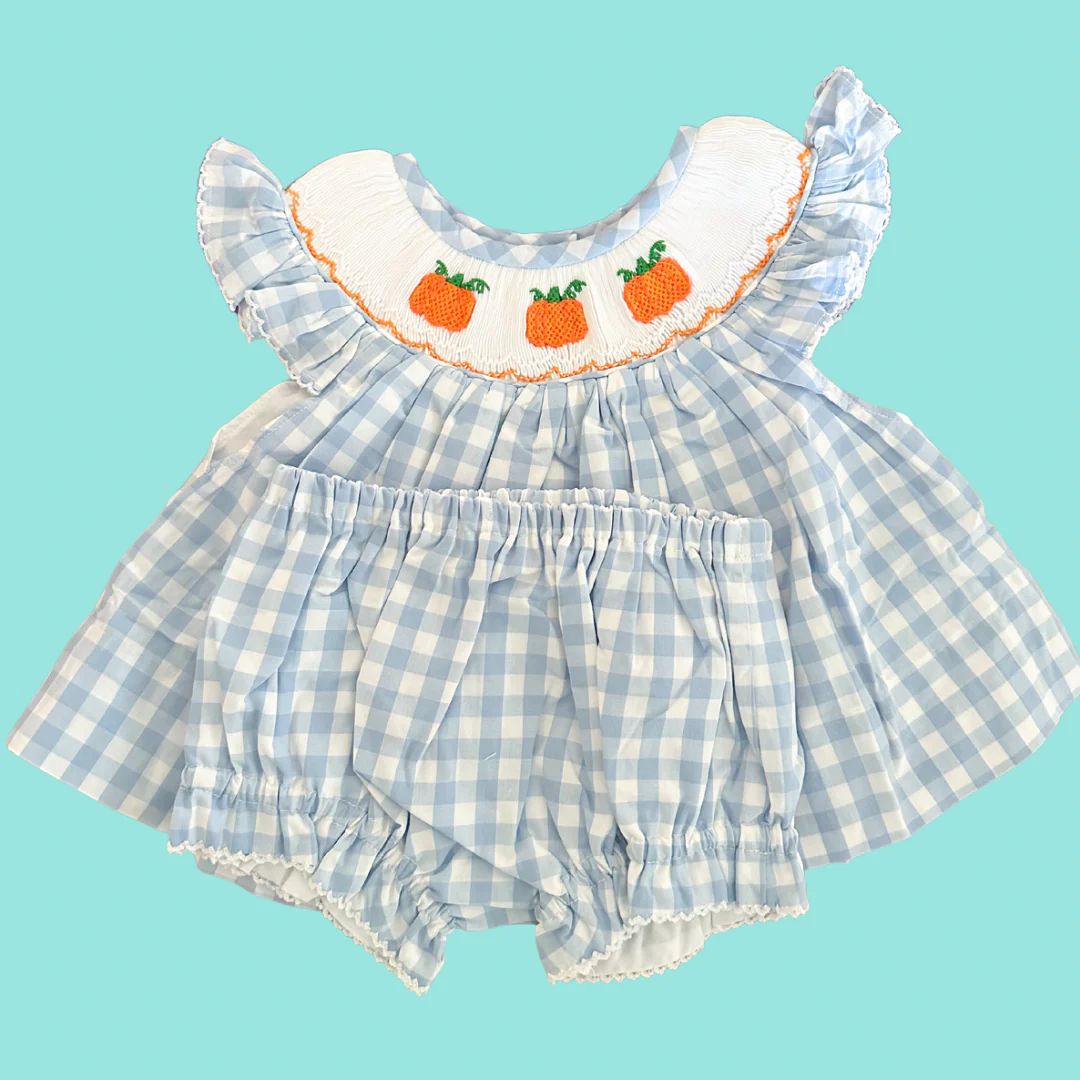 Chandler Pumpkin Diaper Cover Set | Poppy Kids Co