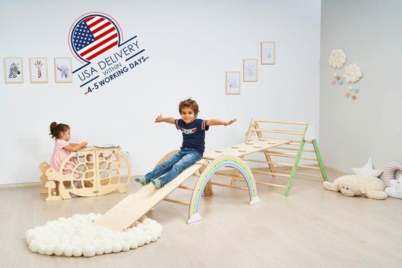 Foldable Climbing Triangle Climbing Arch with Ramp Climbing | Etsy | Etsy (US)