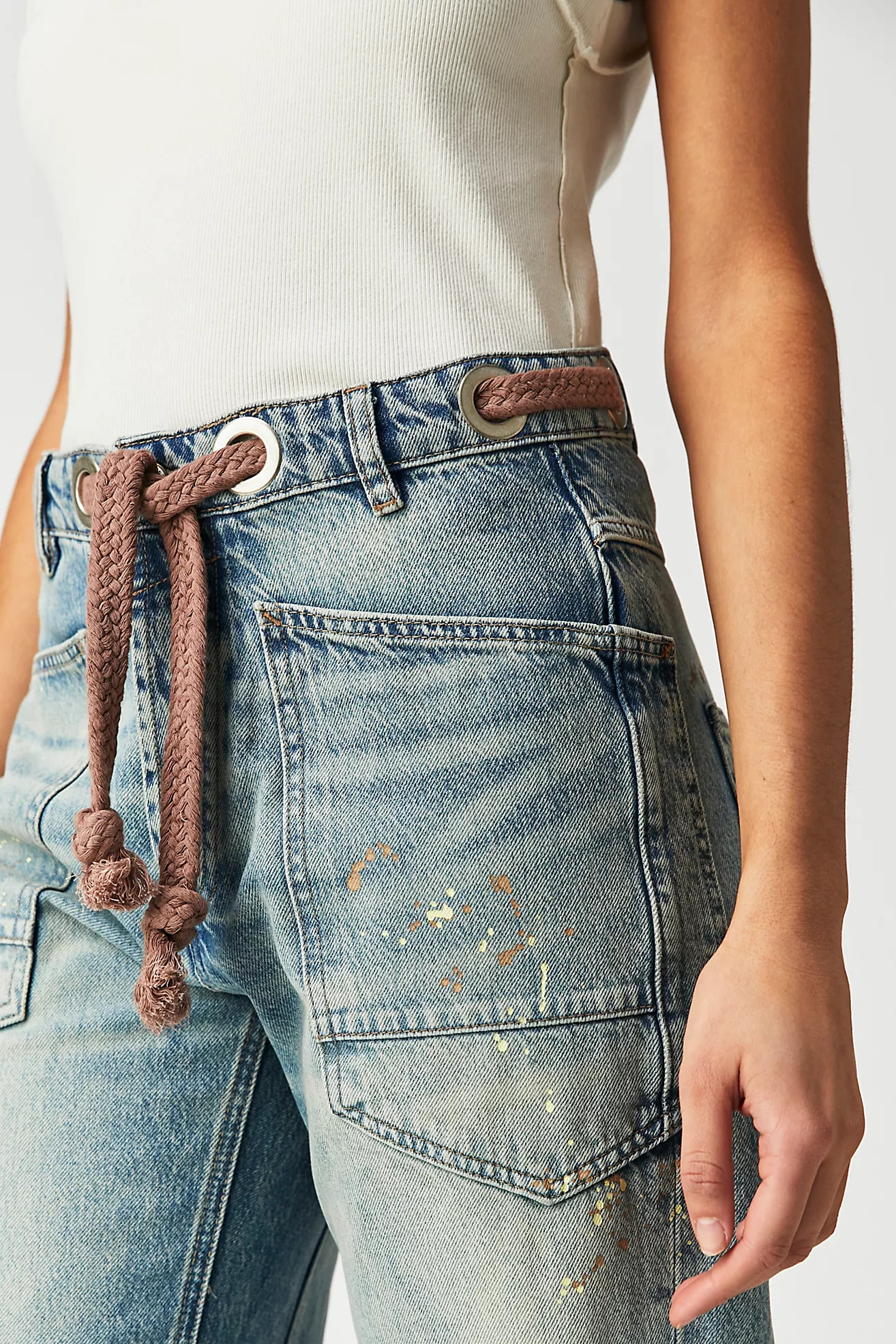 Moxie Pull-On Barrel Jeans | Free People (Global - UK&FR Excluded)