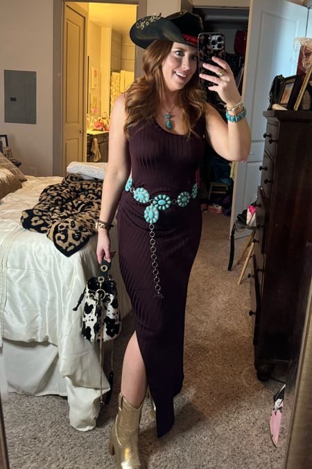 Dress-small- linked, Hat: bunnydolldesigns, bag: favor the kind last season, belt: Cavender’s, boots: twin sister tea shop, jewels linked or turquoise from the rodeo♥️🤠

#LTKfindsunder100 #LTKstyletip #LTKfindsunder50