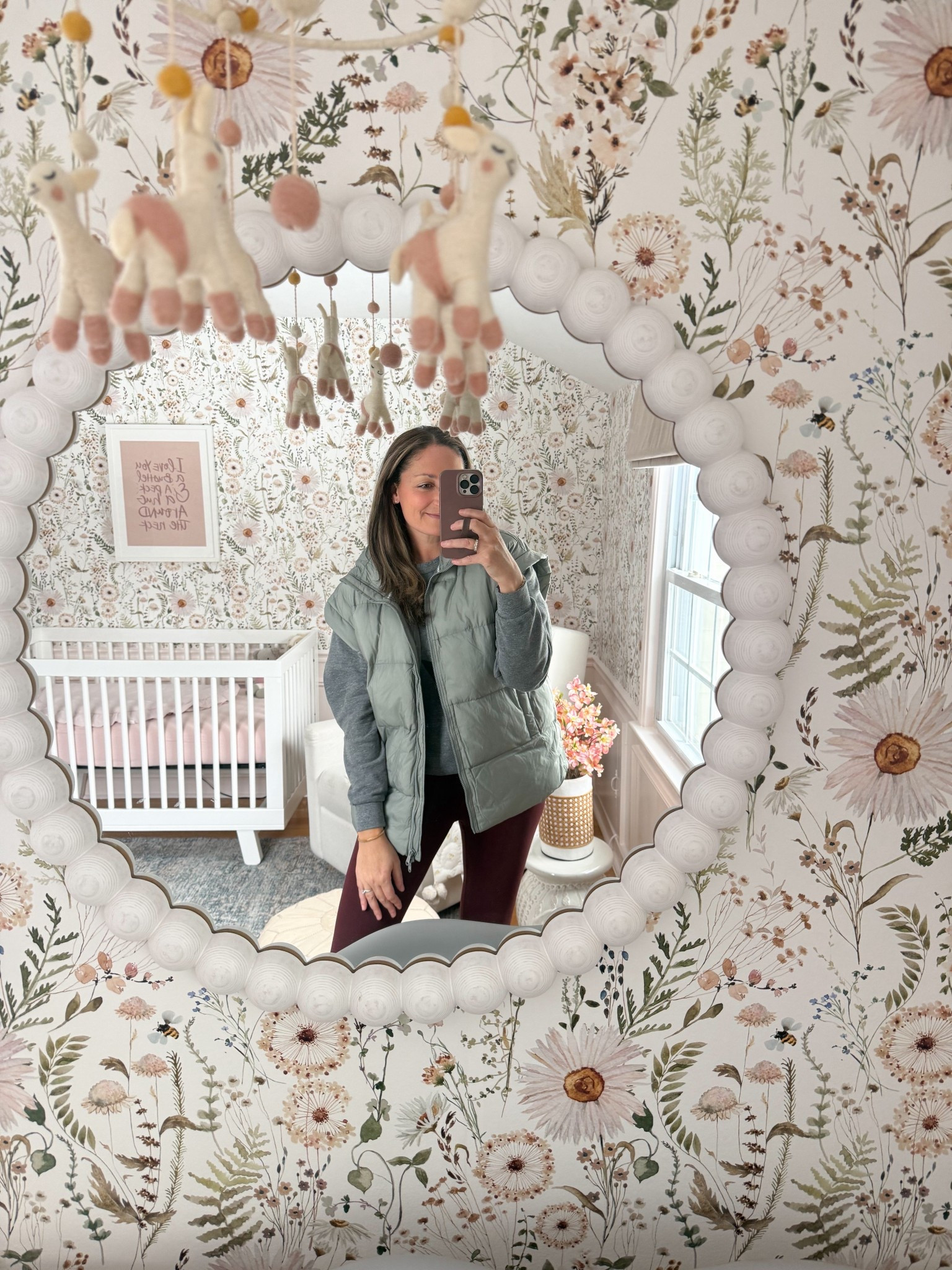 Whimsical nursery inspo! The prettiest floral wallpaper, wooden beaded lamp and girly details ❤️ 

#LTKBaby #LTKKids #LTKHome